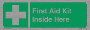 First Aid Kit Inside Here